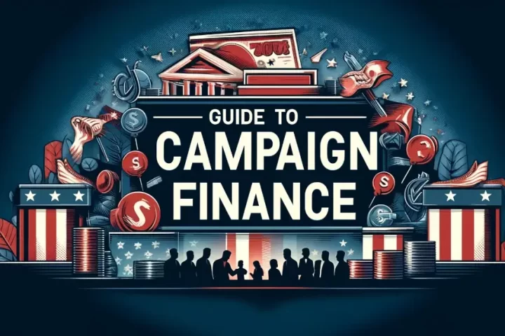 banner image designed for a guide to campaign finance